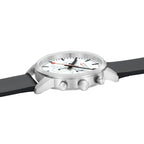 Mondaine Neo 41mm Swiss Chronograph Watch White Dial