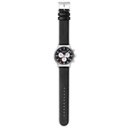 Mondaine Neo 41mm Chronograph Watch Black Dial