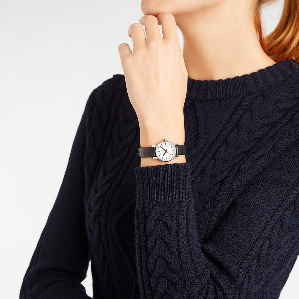 Mondaine Ladies' White evo2 26mm Watch