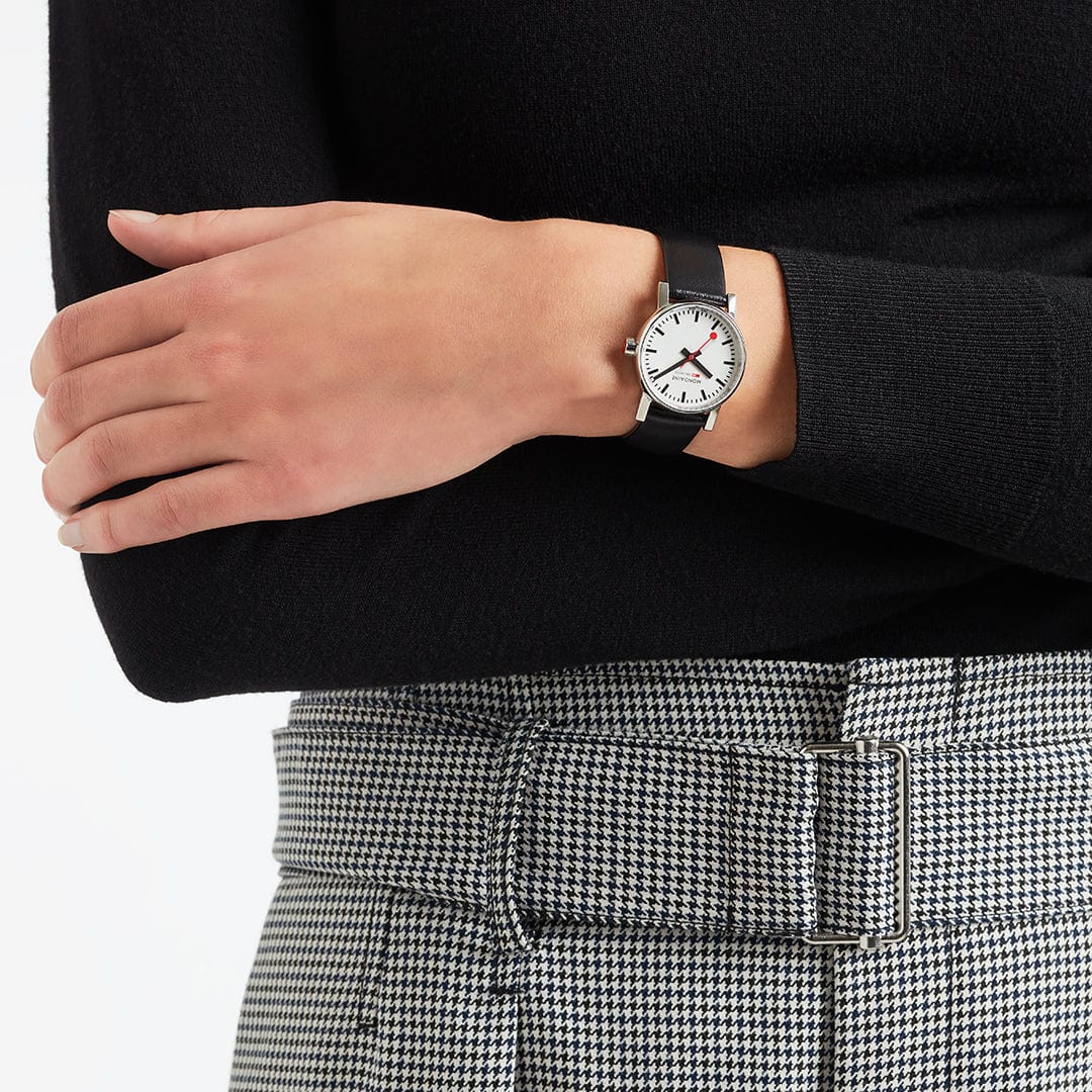 Mondaine Ladies' White evo2 30mm Watch