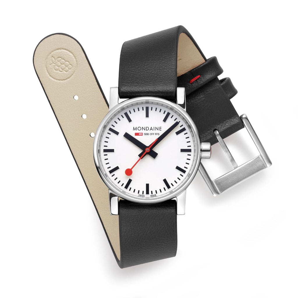 Mondaine Ladies' White evo2 30mm Watch