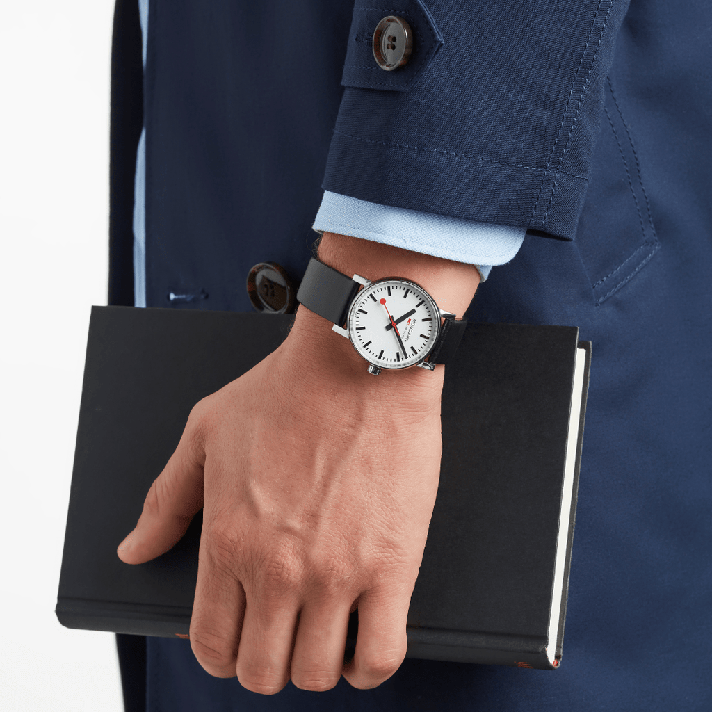 Mondaine Ladies' White evo2 35mm Watch