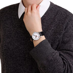 Mondaine evo2 Automatic Black Vegan Leather 35mm Watch