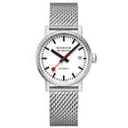 Mondaine evo2 Automatic Stainless Steel Mesh 35mm Watch
