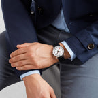 Mondaine evo2 Black Vegan Leather 40mm Watch
