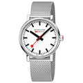 Mondaine evo2 Stainless Steel Mesh 40mm Watch