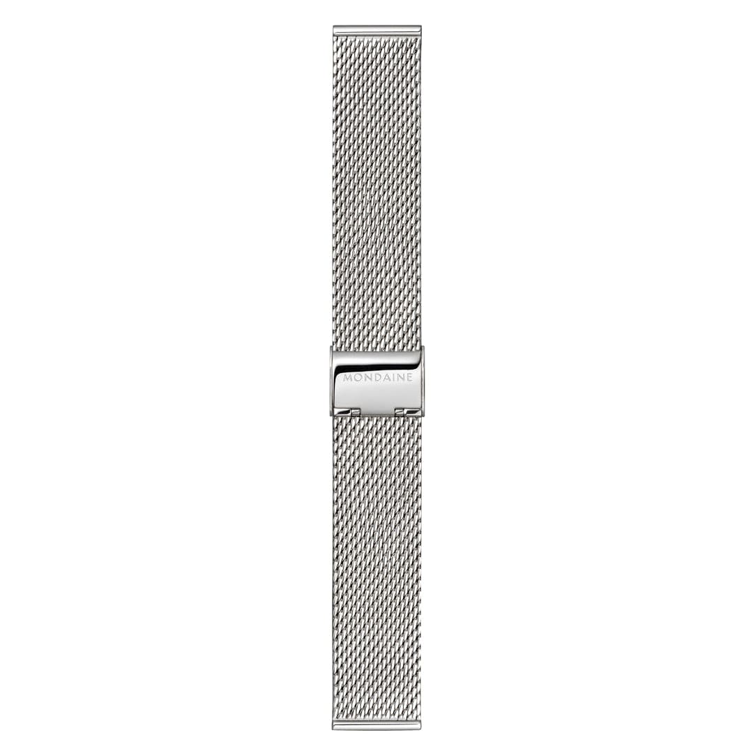 Mondaine evo2 Stainless Steel Mesh 40mm Watch