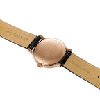 Mondaine Watch EVO2 Rose Gold Black