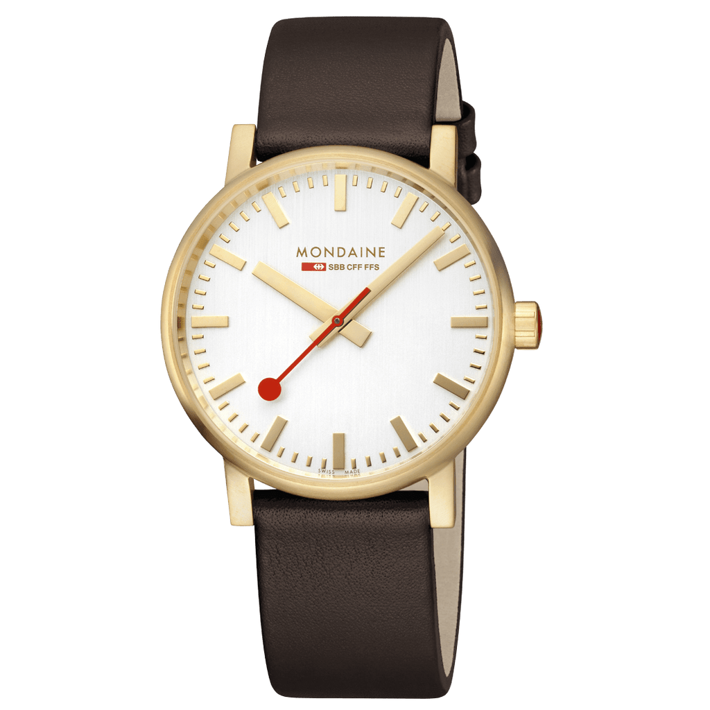 Mondaine Unisex Gold evo2 40mm Watch
