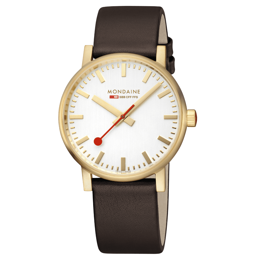 Mondaine Unisex Gold evo2 40mm Watch