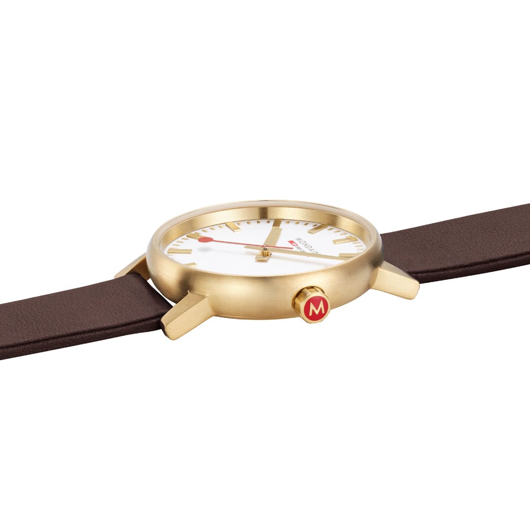 Mondaine Unisex Gold evo2 40mm Watch