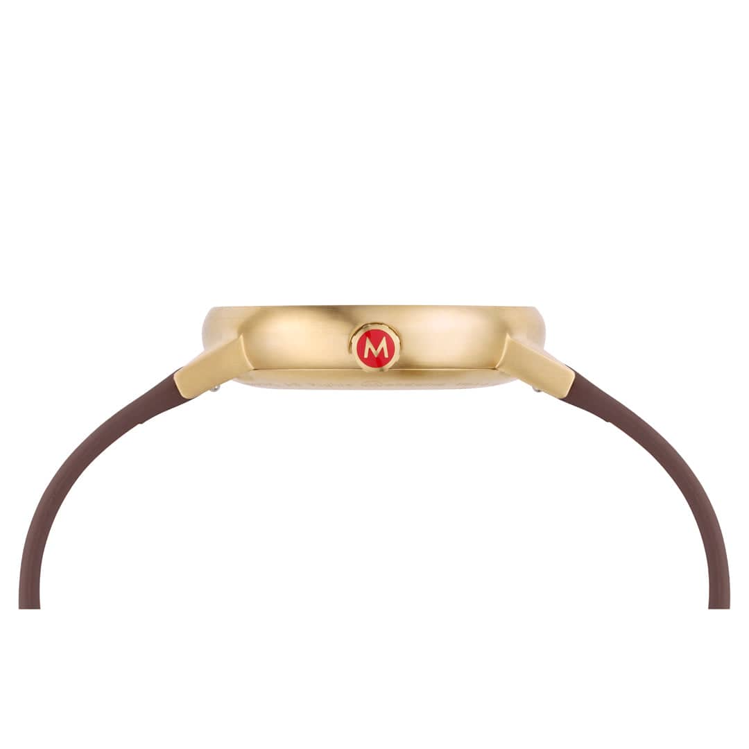 Mondaine Unisex Gold evo2 40mm Watch