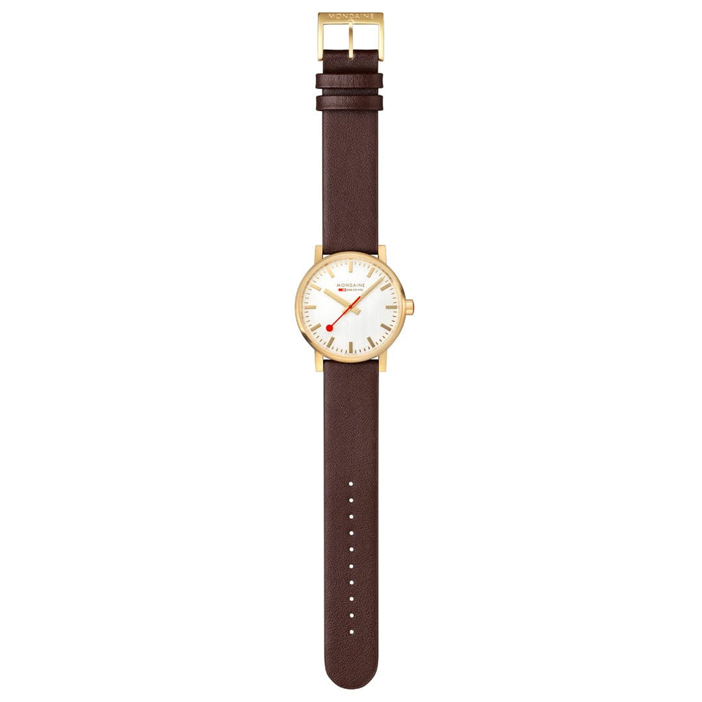 Mondaine Unisex Gold evo2 40mm Watch