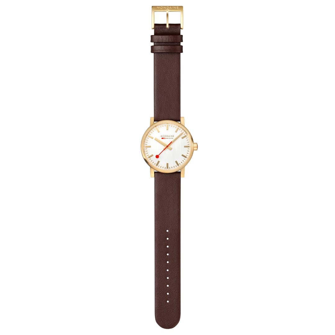 Mondaine Unisex Gold evo2 40mm Watch