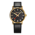 Mondaine Watch EVO2 Gold Black