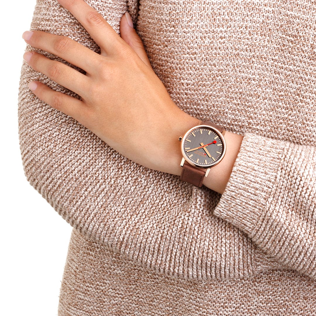 Mondaine Watch EVO2 Rose Gold
