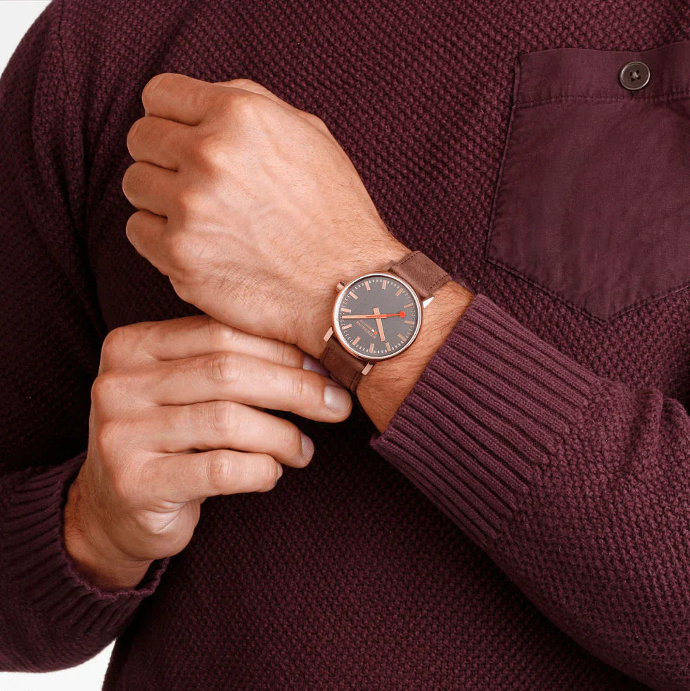 Mondaine Watch EVO2 Rose Gold