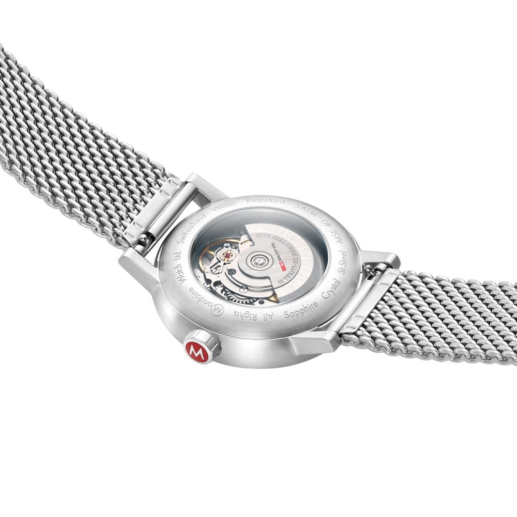 Mondaine evo2 Automatic Stainless Steel Mesh 40mm Watch
