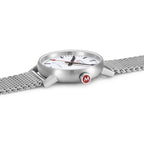 Mondaine evo2 Automatic Stainless Steel Mesh 40mm Watch