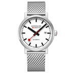 Mondaine evo2 Automatic Stainless Steel Mesh 40mm Watch