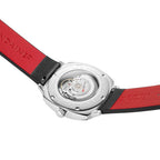 Mondaine Men's White Cushion Automatic 39mm Watch