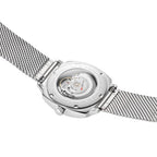 Mondaine Men's White Cushion Automatic 39mm Watch