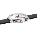 Mondaine Grand Cushion 41mm Men's Black Chrono Watch