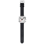 Mondaine Grand Cushion 41mm Men's Black Chrono Watch