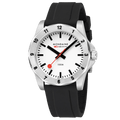 Mondaine Men's White Numeri 42mm Watch