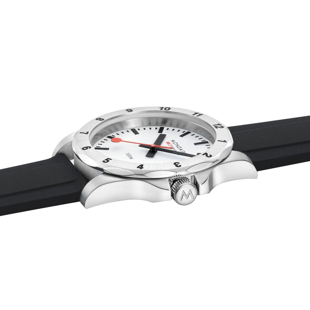 Mondaine Men's White Numeri 42mm Watch