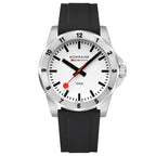 Mondaine Men's White Numeri 42mm Watch