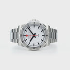 Mondaine Men's White Numeri 42mm Watch