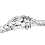 Mondaine Men's White Numeri 42mm Watch