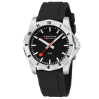 Mondaine Men's Black Numeri 42mm Watch