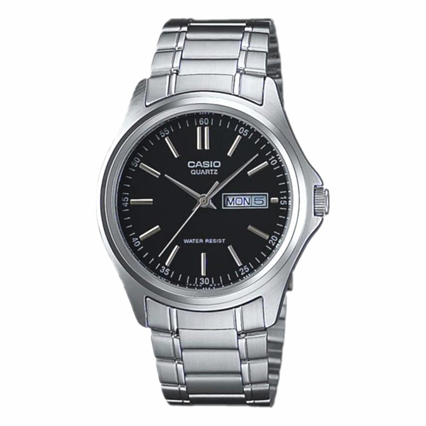 Casio Classic Unisex Black Silver Watch