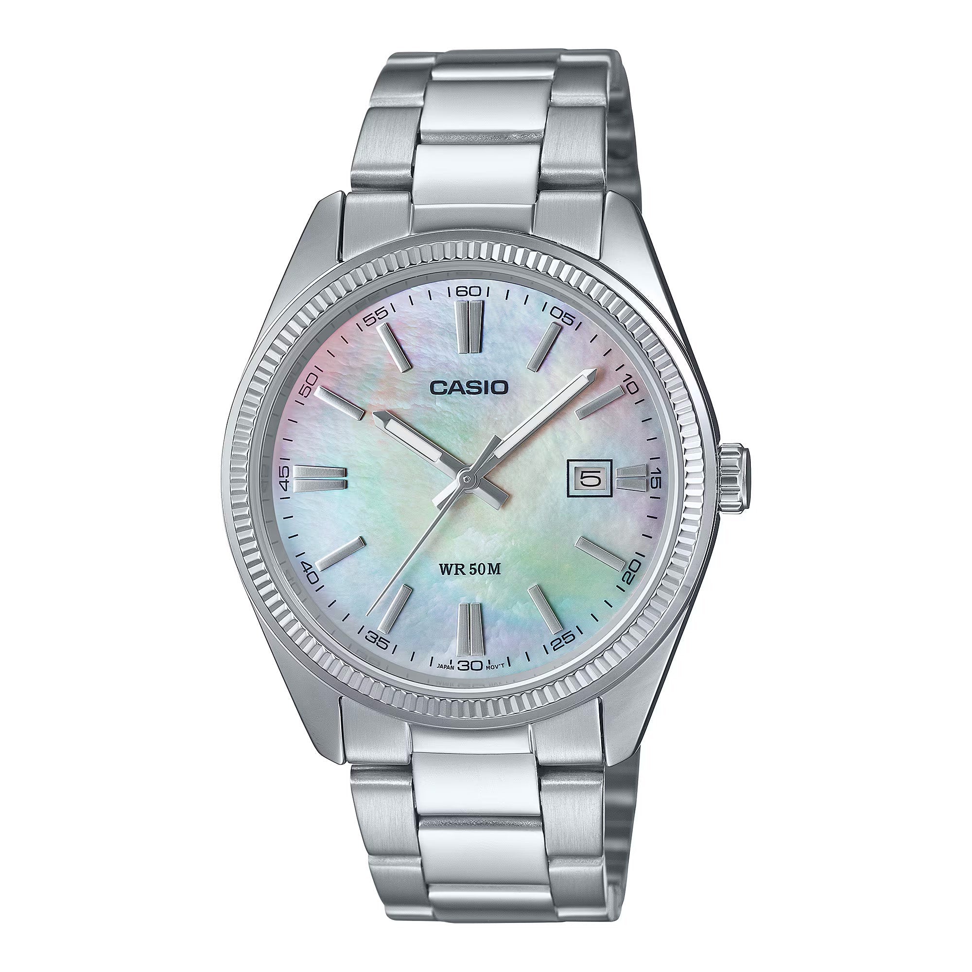 Casio Standard White Mother of Pearl Watch