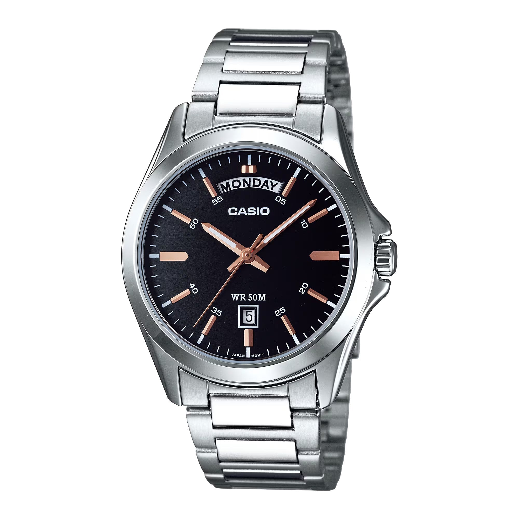 Casio Men's Watch 40mm Day Date Black