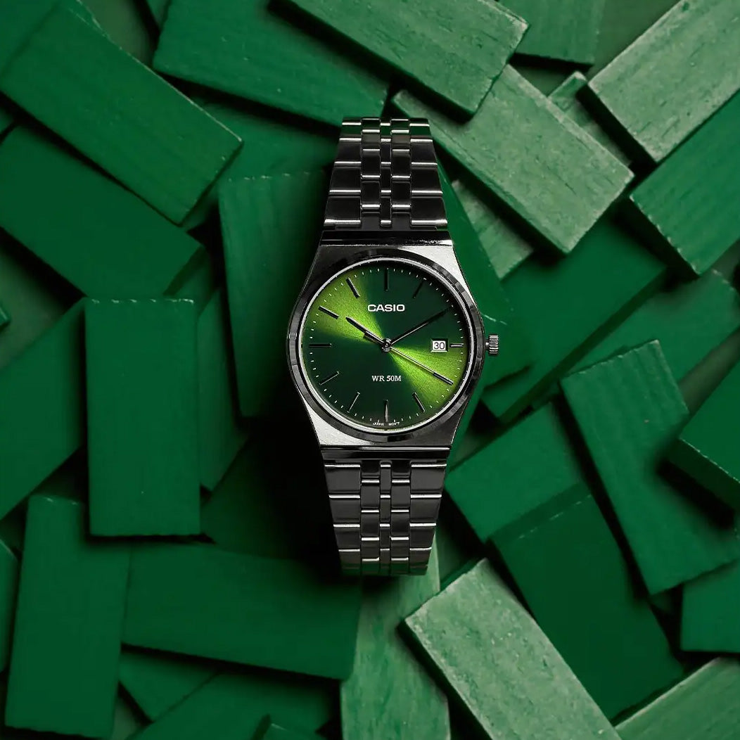 Casio Vintage Green Watch