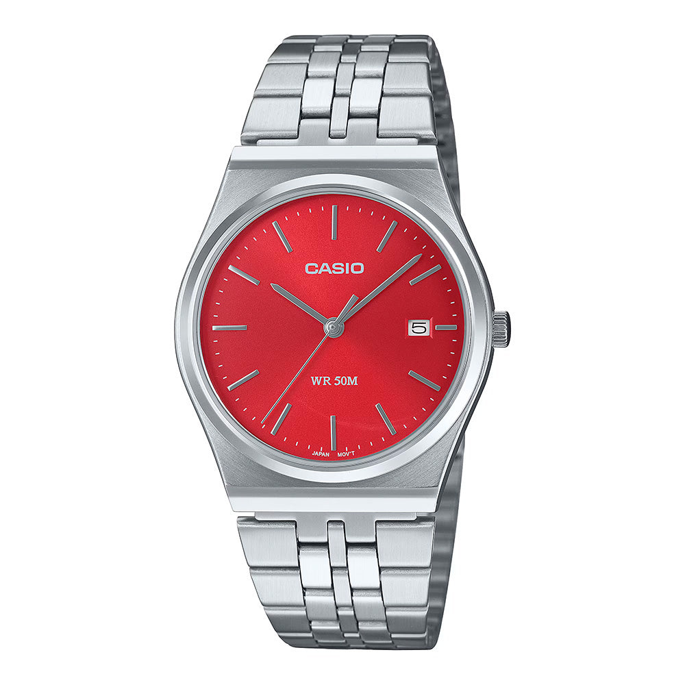 Casio Ladies Vintage Red Watch