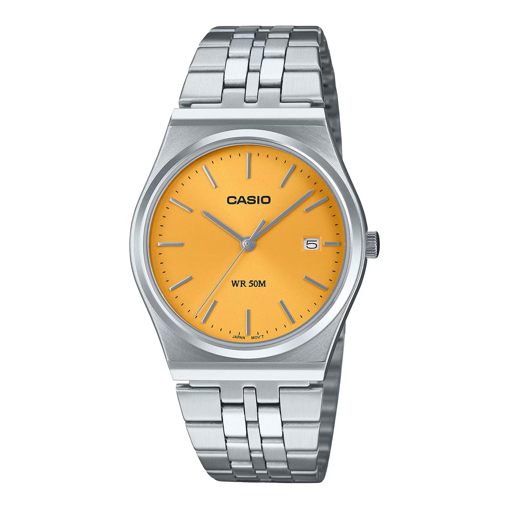Casio Ladies Vintage Yellow Watch