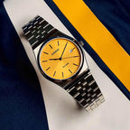 Casio Ladies Vintage Yellow Watch