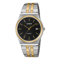 Casio Men's Quartz Dress Watch 40mm Two Tone Gold Black