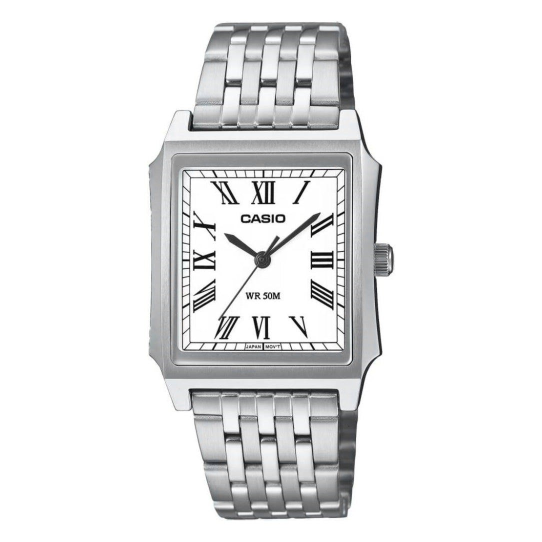 Casio Standard White Silver Quartz Unisex Watch