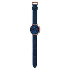 Casio Men's Quartz Multifunction Watch 45mm Blue Rose Gold