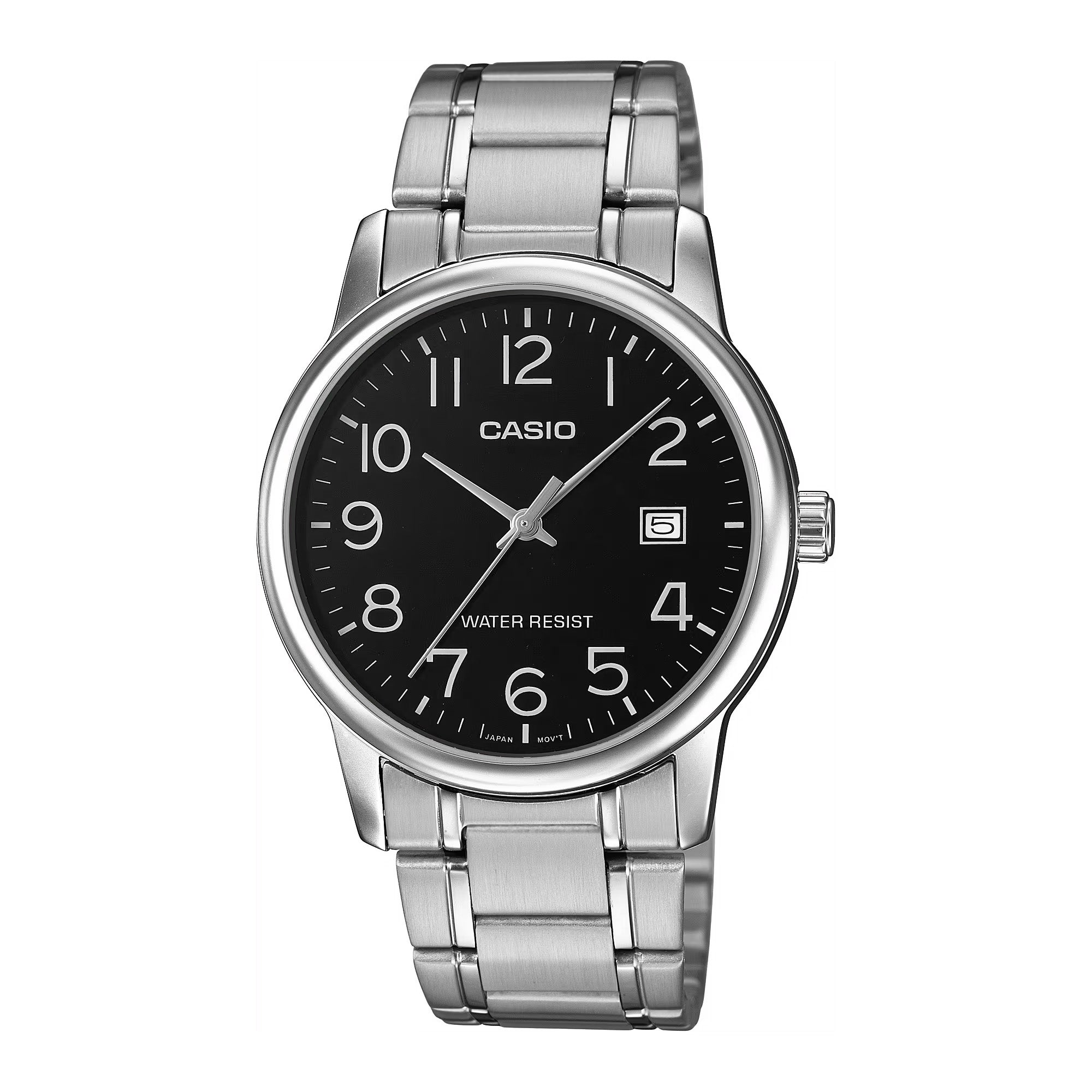 Casio Classic 37mm Silver Men's Black Analogue Watch