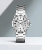 Casio Classic 37mm Silver Men's Silver Analogue Watch