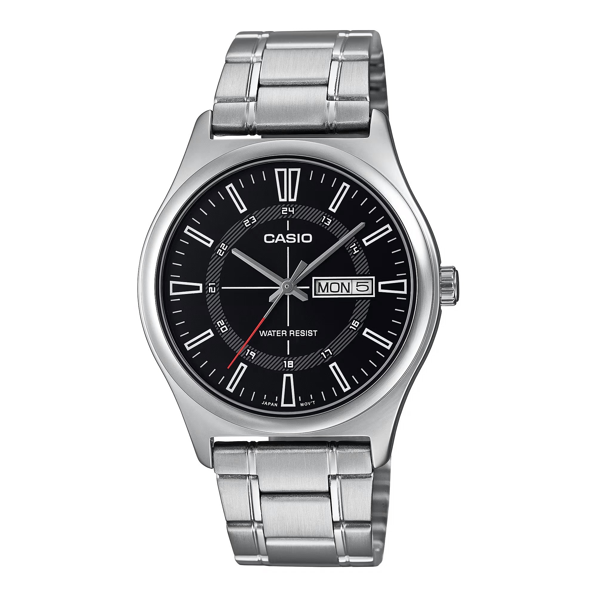 Casio Classic 38mm Silver Men's Black Silver Analogue Watch