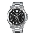 Casio Men's Black Silver Watch