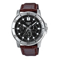 Casio Men's Brown Leather Watch