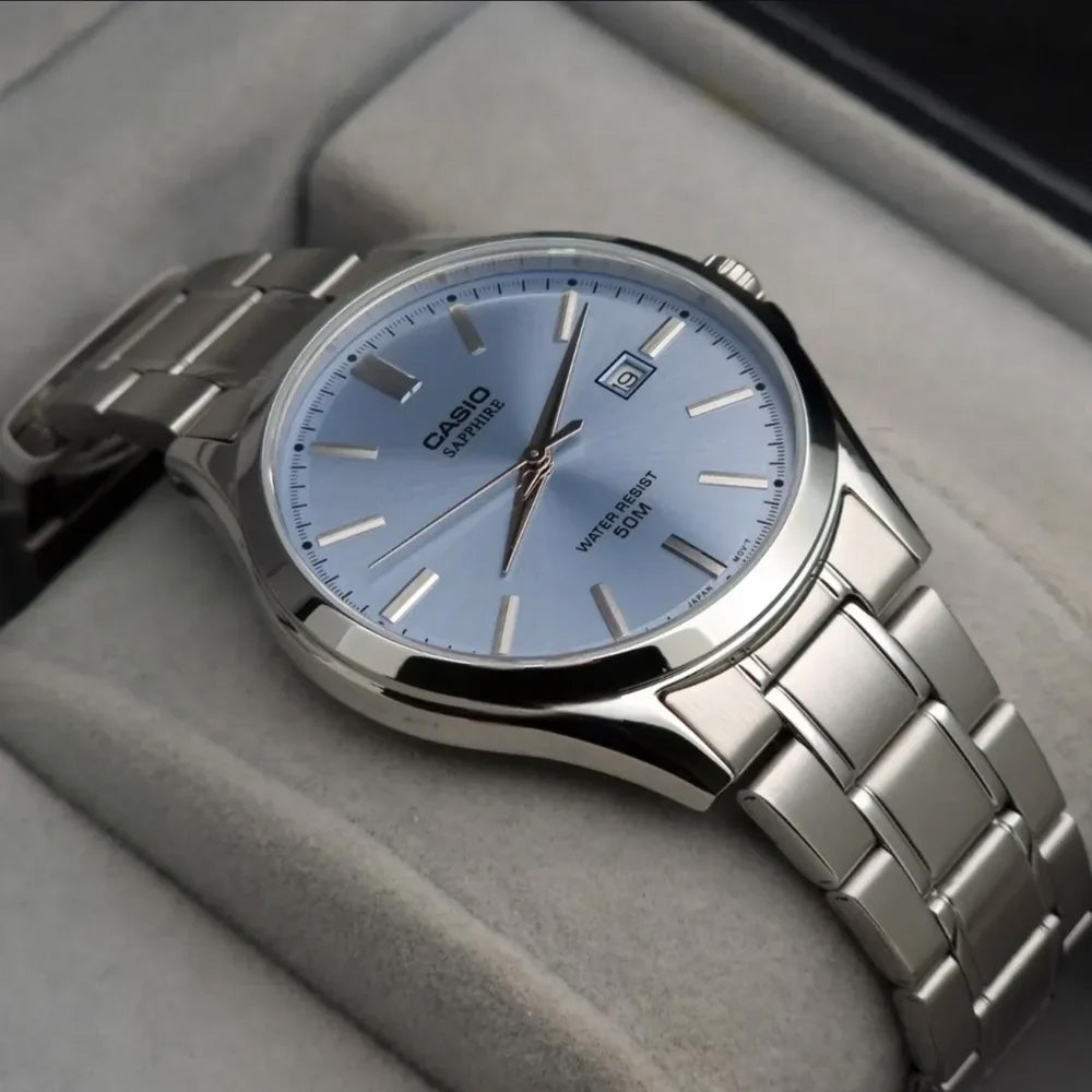 Casio Men's Watch 41mm Classic Ice Blue